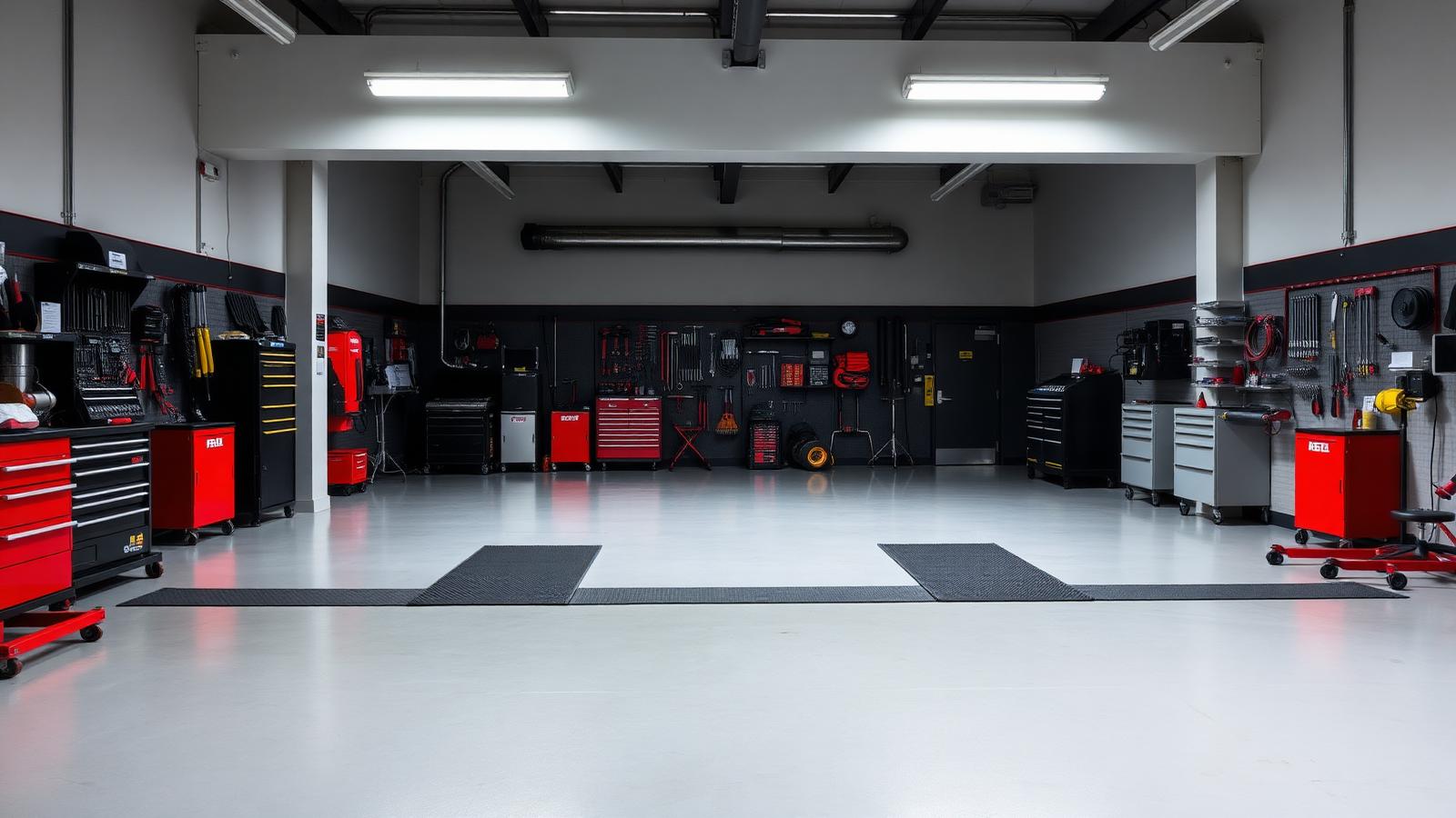 Roberts Motor Engineers workshop interior